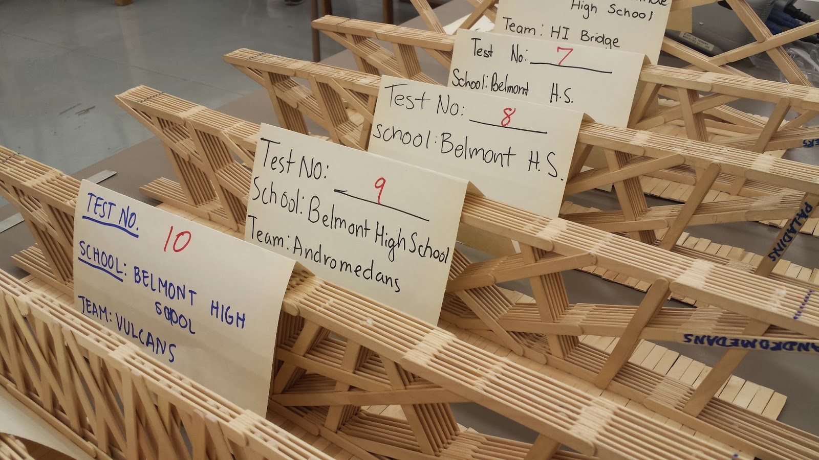 ASCE 20th Popsicle Stick Bridge Competition CSUN